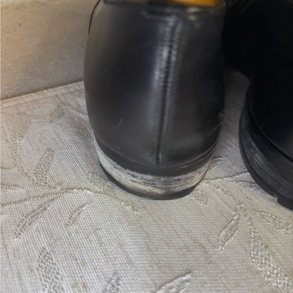 Vtg Simpson Piccadilly Men's Black Leather Chelsea Loafers UK 8.5 E / Tree incl. - Picture 11 of 15